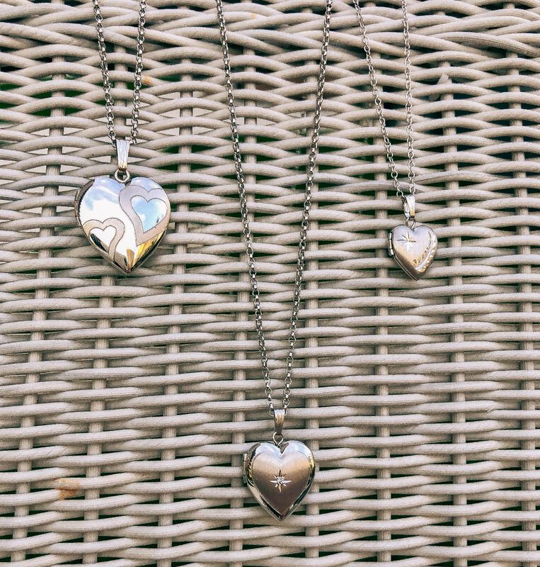 Heart On Heart Locket in Sterling Silver image number null
