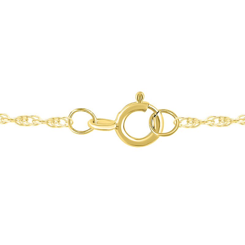 .10ctw. Diamond Journey Cross Pendant in 10k Yellow Gold image number null