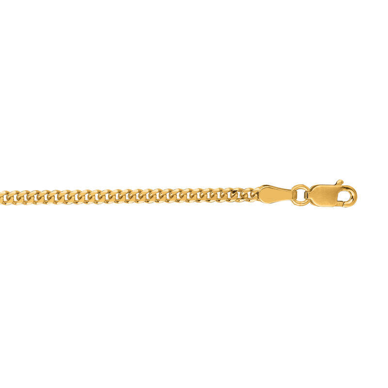 Gourmette 24" Chain 2mm in 10k Yellow Gold  image number null