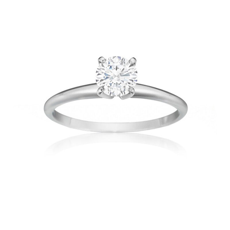 Lab Grown Diamond 1 1/4ct. Classic Round Solitaire Engagement Ring image number null