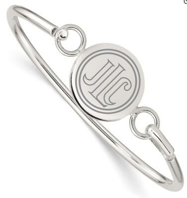 Junior League of Chicago Bangle in Sterling Silver