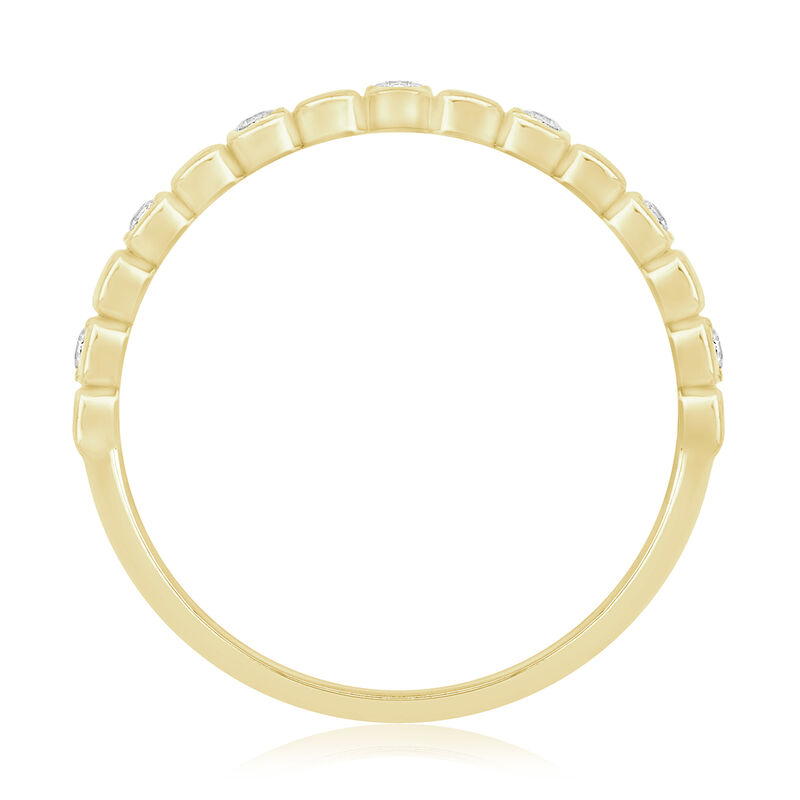 Diamond 1/6ctw. 14k Yellow Gold Anniversary Ring image number null