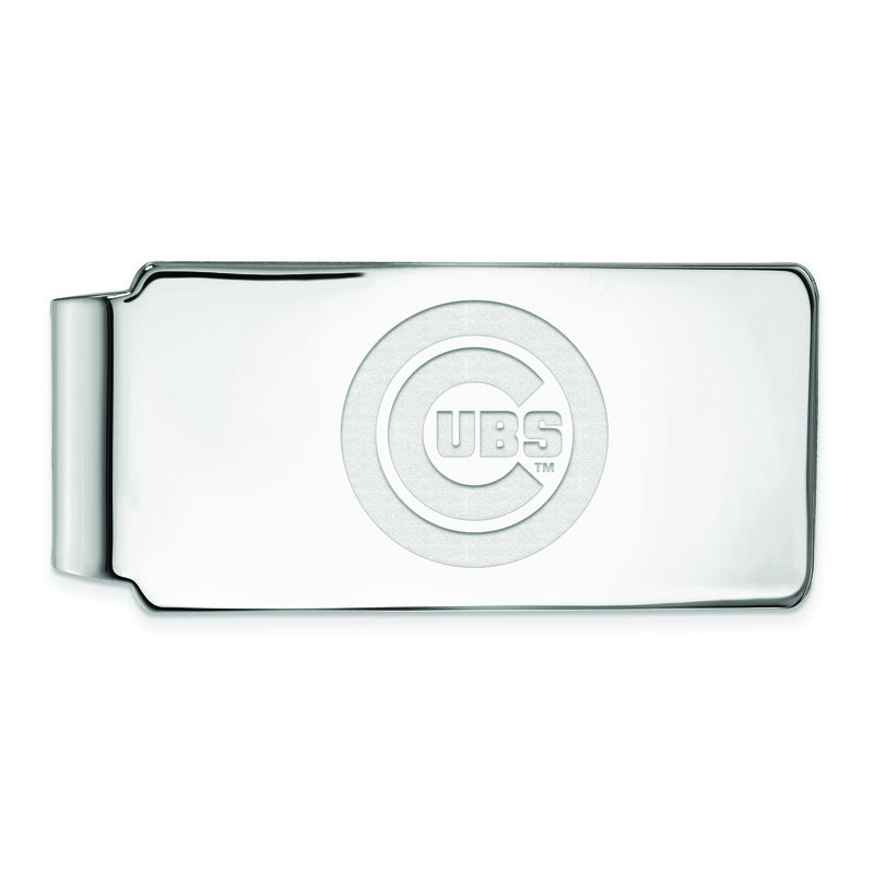 Chicago Cubs Sterling Silver Money Clip image number null