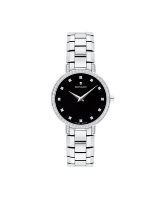 Movado Ladies' Stainless Steel Faceto Watch 0607484