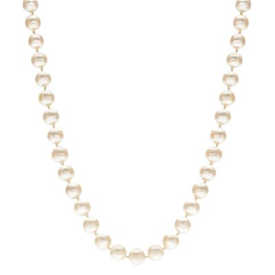 Freshwater Pearl 16" Necklace & Stud Set 4-4.5mm in Sterling Silver
