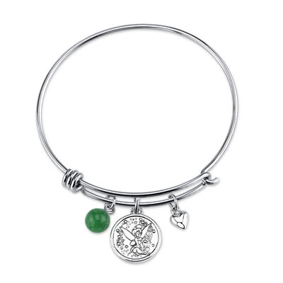 DISNEY© Tinker Bell Dreams Are Forever Sterling Silver Bangle