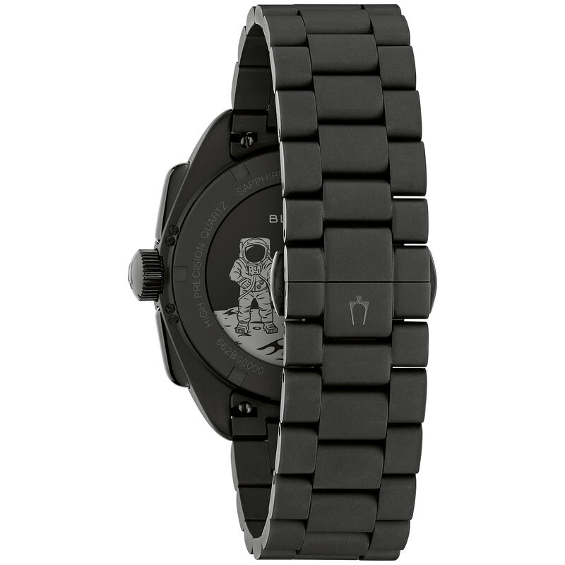 Bulova Lunar Pilot Black Hole Chronograph Black Dial Watch 98A335 image number null