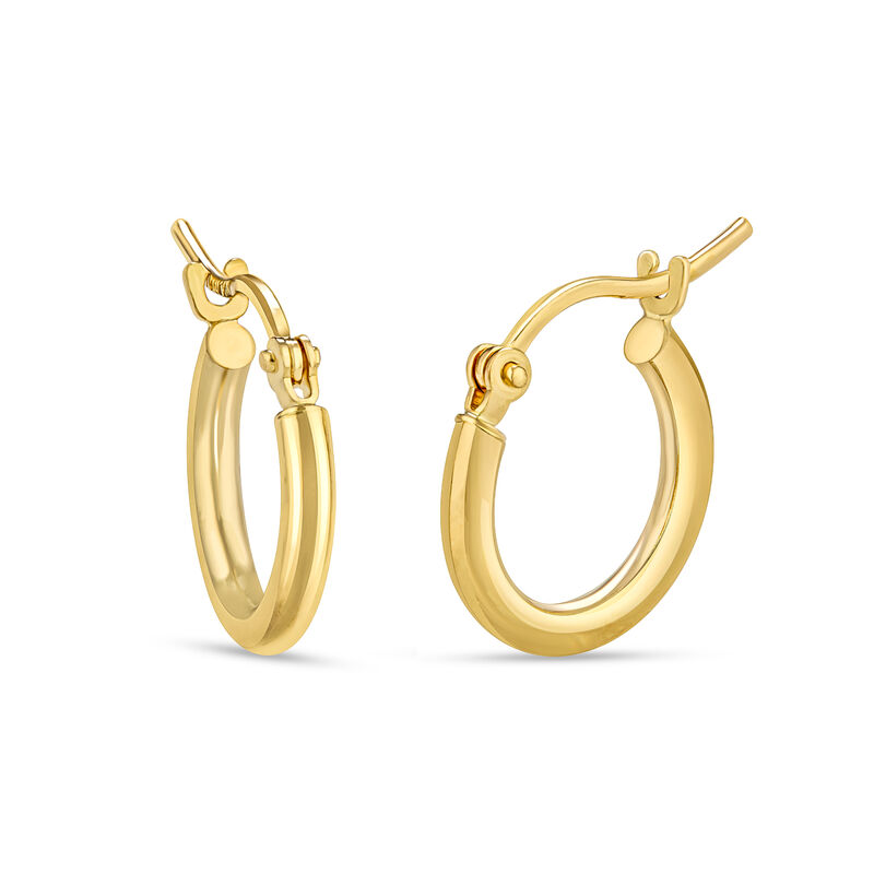 Hoop Earrings in 14k Yellow Gold image number null