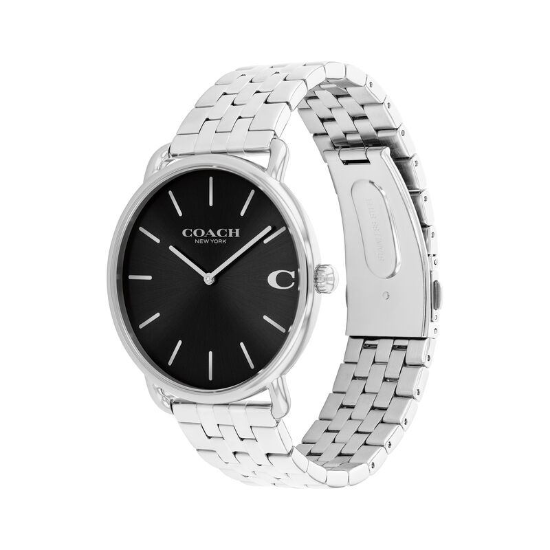 Coach Men's Black Dial White Stainless Steel 43mm Watch 14602750 image number null