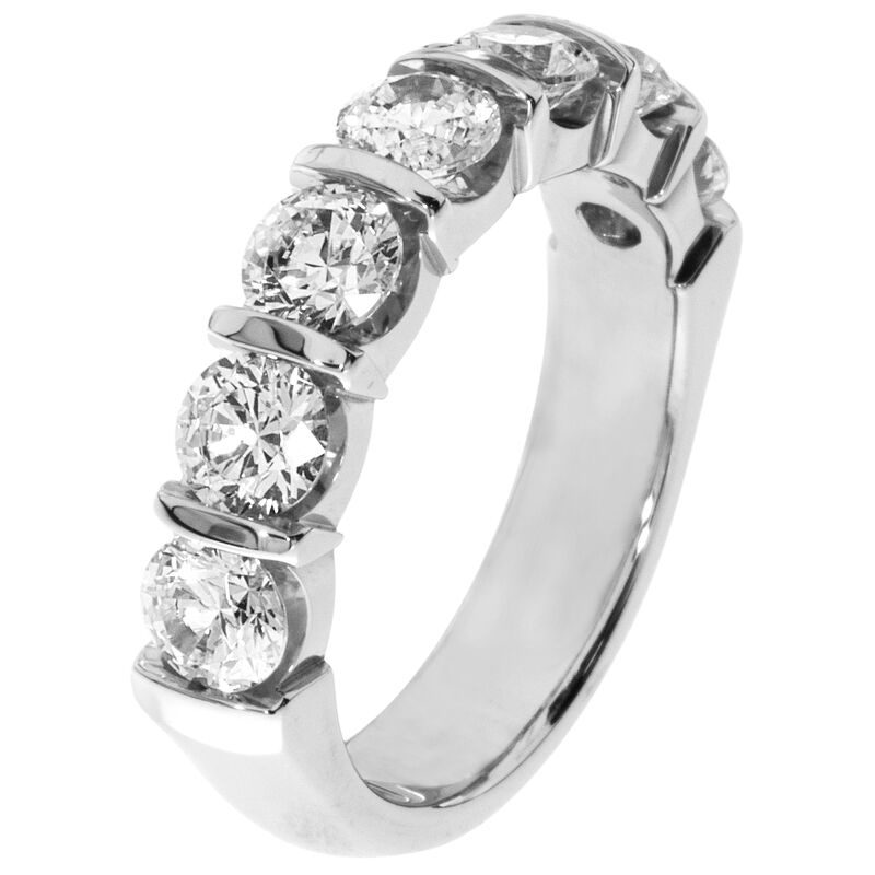 7-Stone Diamond Band 2ctw. (G-H, SI) 14K White Gold image number null