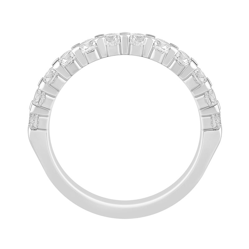Lab Grown Diamond 7/8ctw. & 14k White Gold Anniversary Ring image number null