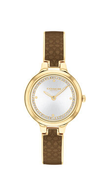 COACH Ladies Chelsea Gold Plated Stainless Steel 27mm Watch 14504330