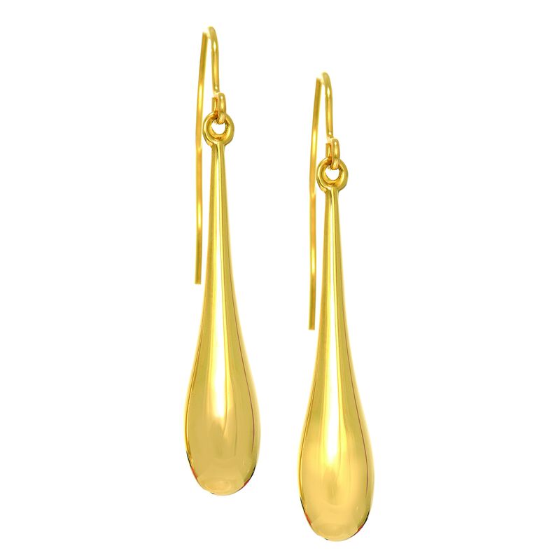 Teardrop Earrings in 14k Yellow Gold image number null