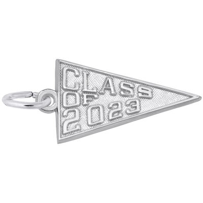 Class of 2023 Charm in Sterling Silver