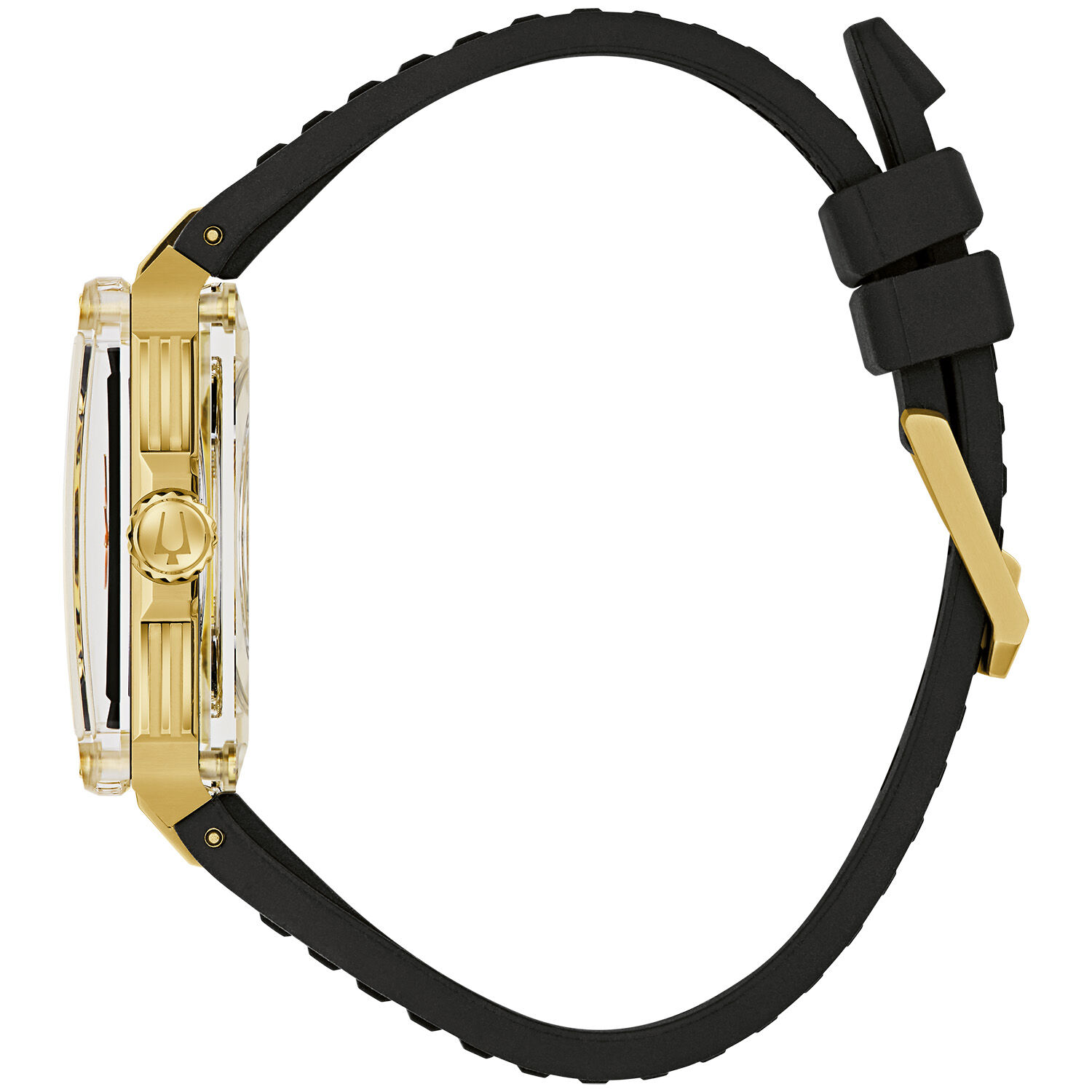 Bulova Men's Marc Anthony Series X Gold-Tone Skeleton Dial Black
