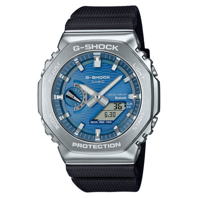 G-Shock Carbon Core Guard Solar Digital Analog Blue GBM2100A-2B