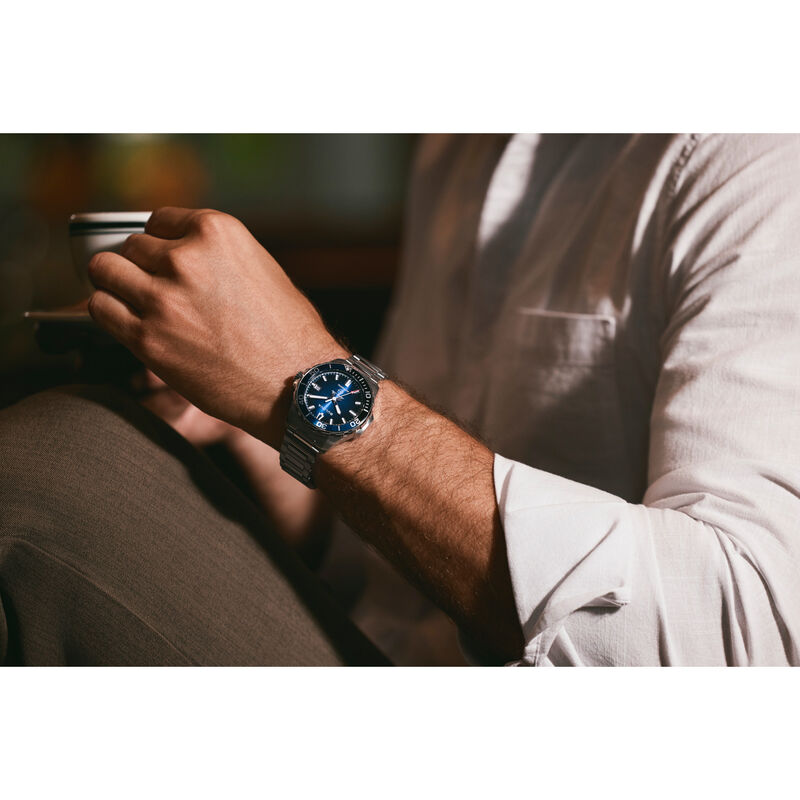 Bulova Marine Star Series B Automatic Blue Dial 98B466 image number null