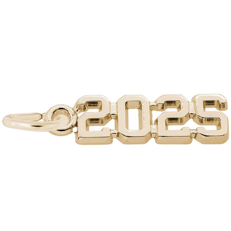 2025 Charm in Gold Plated Sterling Silver image number null