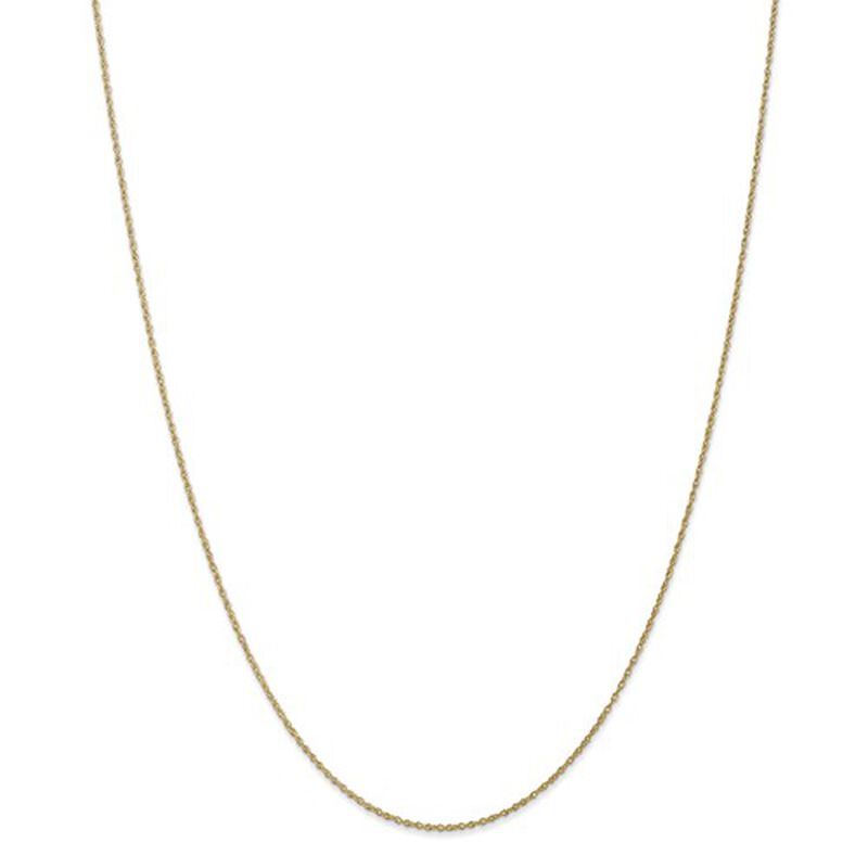 LITE-BABY ROPE CHAIN .8mm 22" in 10k Yellow Gold image number null