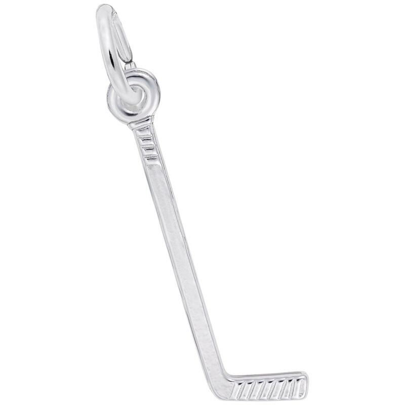 Hockey Stick in 14K White Gold image number null
