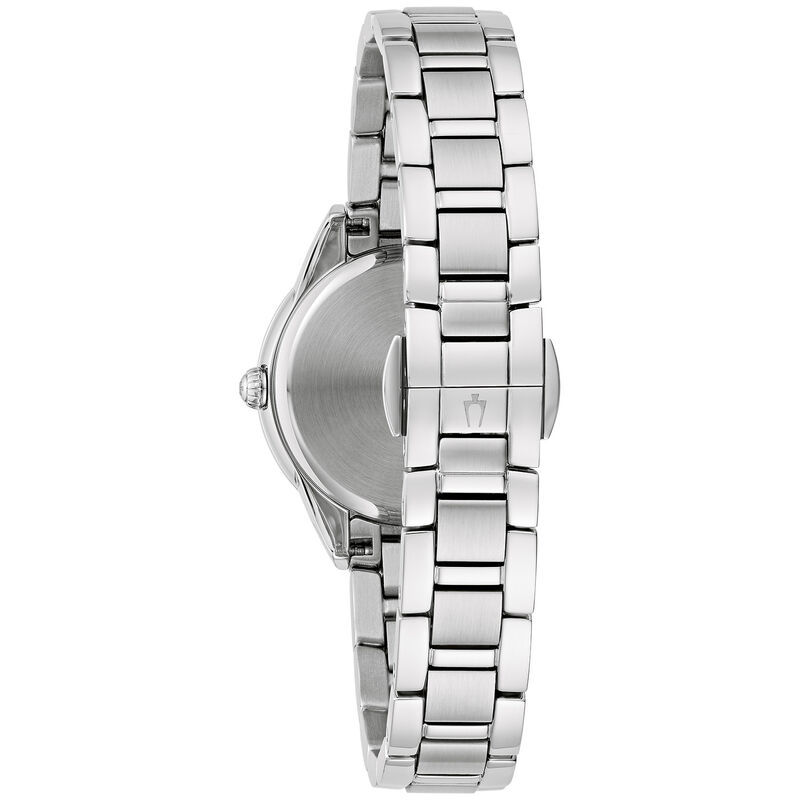 Bulova Ladies Stainless Steel Sutton Diamond Watch 96R253 image number null