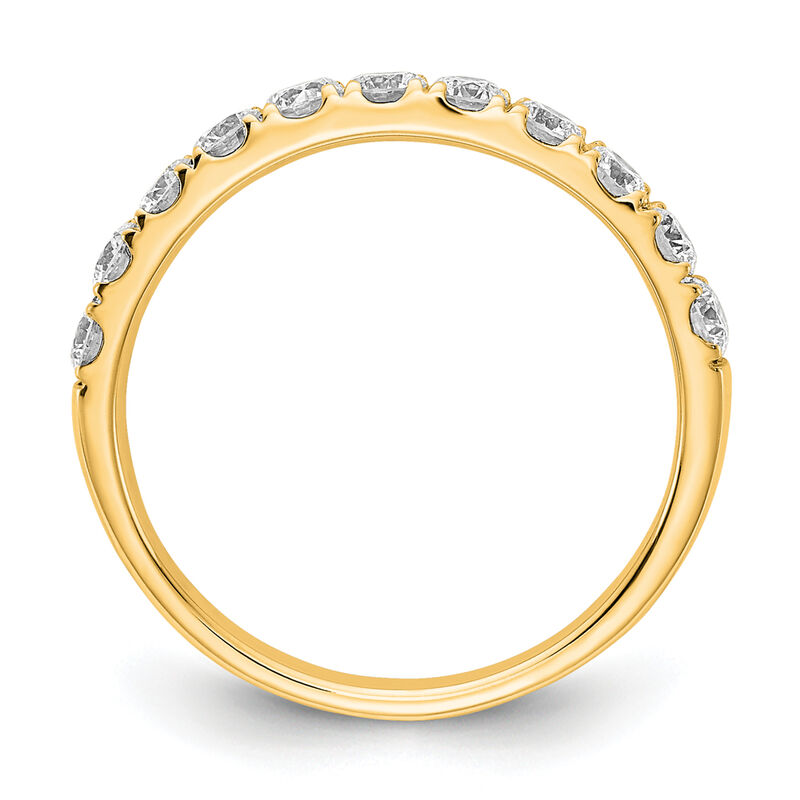 Lab Grown 11-Stone 3/4ctw. Diamond Anniversary Band in 14k Yellow Gold image number null