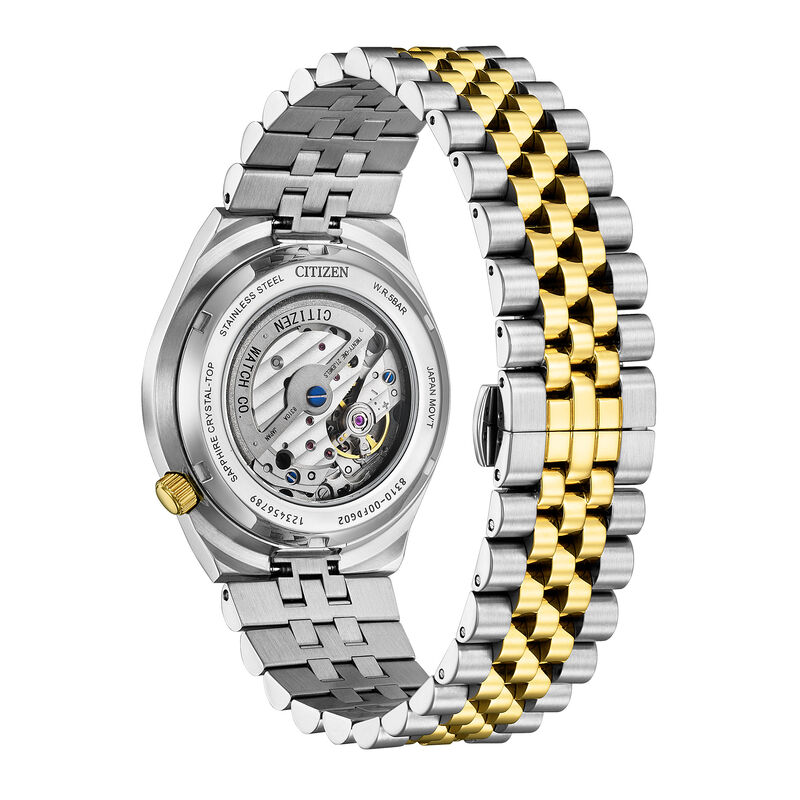 Citizen TSUYOSA 60 Automatic Green Dial Two Tone NK0024-54X image number null