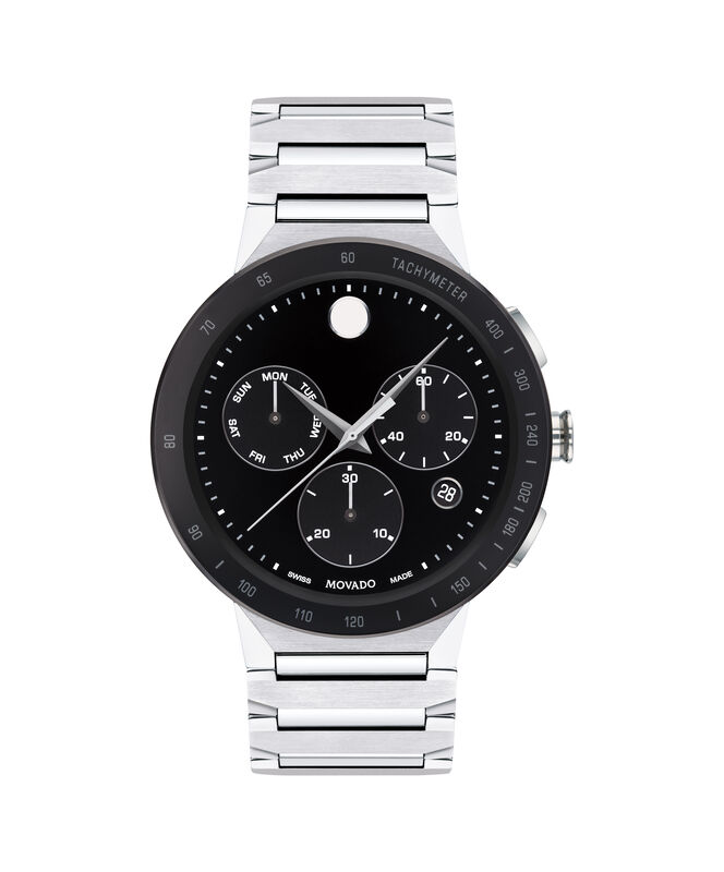 Movado Men's Sapphire Chronograph Stainless Steel Watch 43mm 0607239 image number null