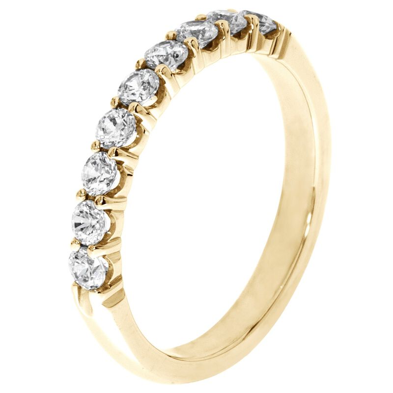 9-Stone Diamond Band 1/2 ctw. (G-H, SI) 14k Yellow Gold image number null