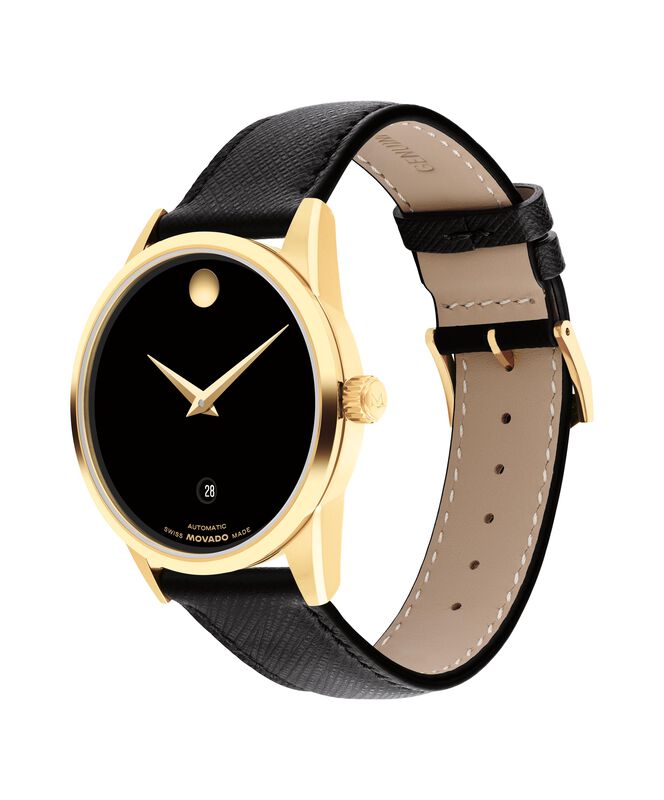 Movado Museum Classic Automatic Black Dial Watch 0608025 image number null