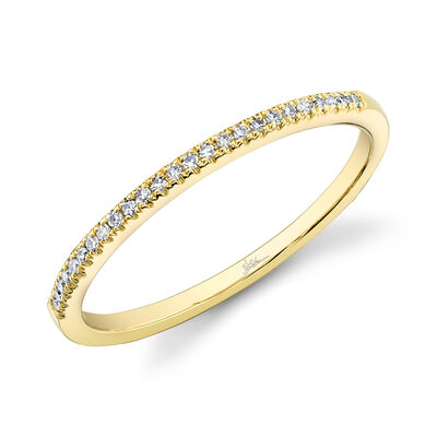 Diamond 1/8ctw. & 14k Yellow Gold Anniversary Ring