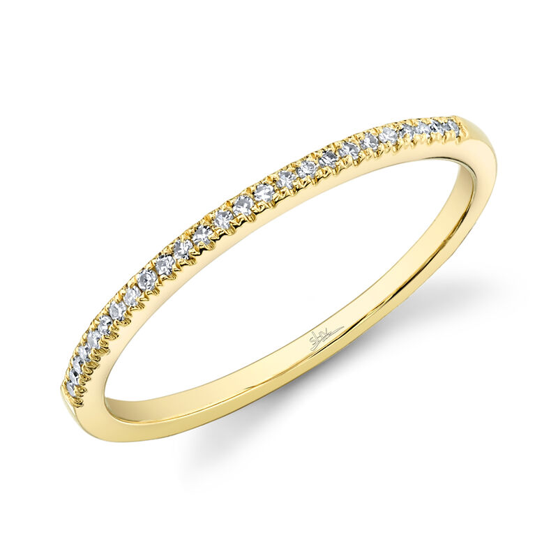 Shy Creation Diamond Anniversary Band in 14k Yellow Gold image number null