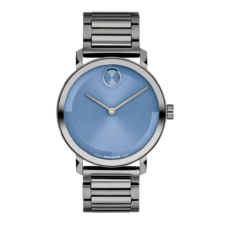 Movado Men's BOLD Evolution 2.0 Blue Dial Grey Case Watch 3601422 image number null