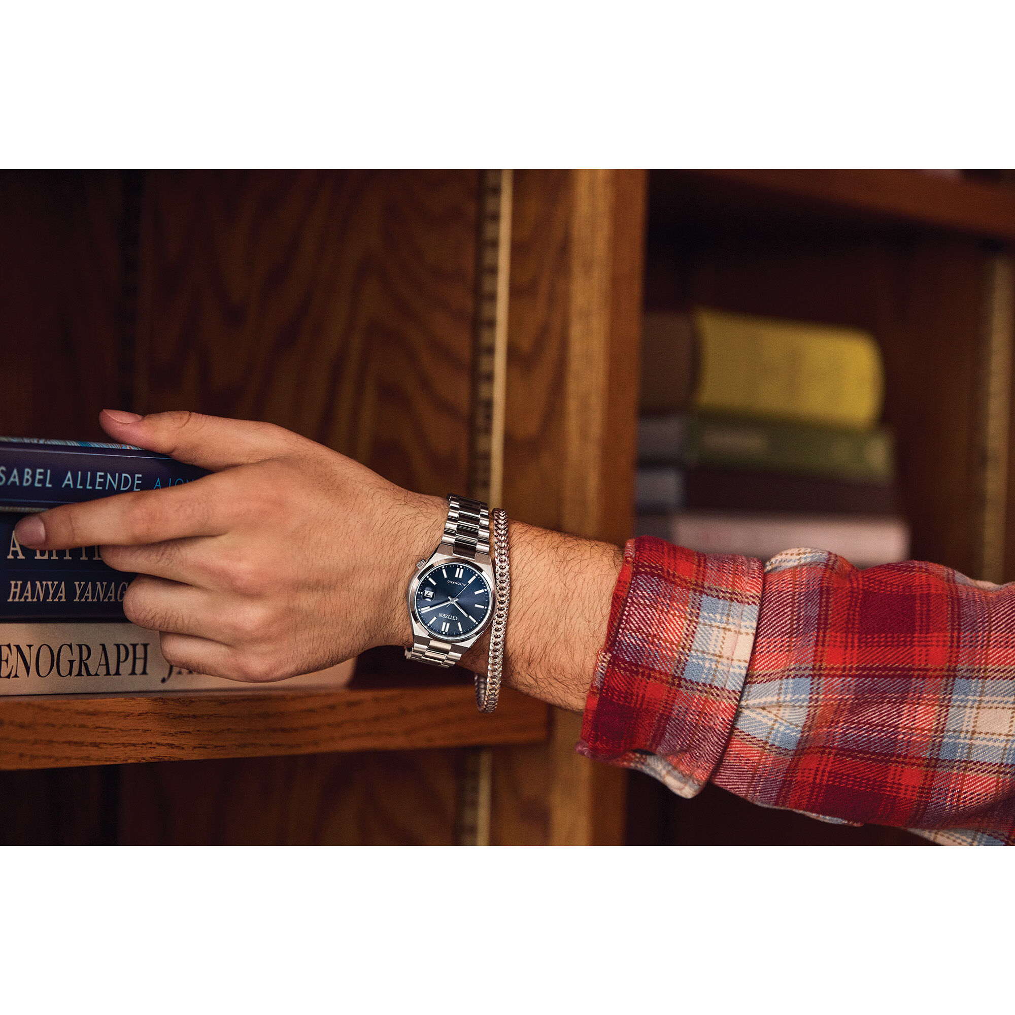 Citizen TSUYOSA Automatic Blue Dial NJ0200-50M