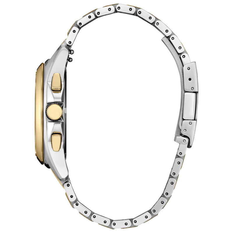 Citizen Men's Sport Lux Chronograph Green Dial Two-Tone Stainless Steel 40mm Watch CA4684-54X image number null