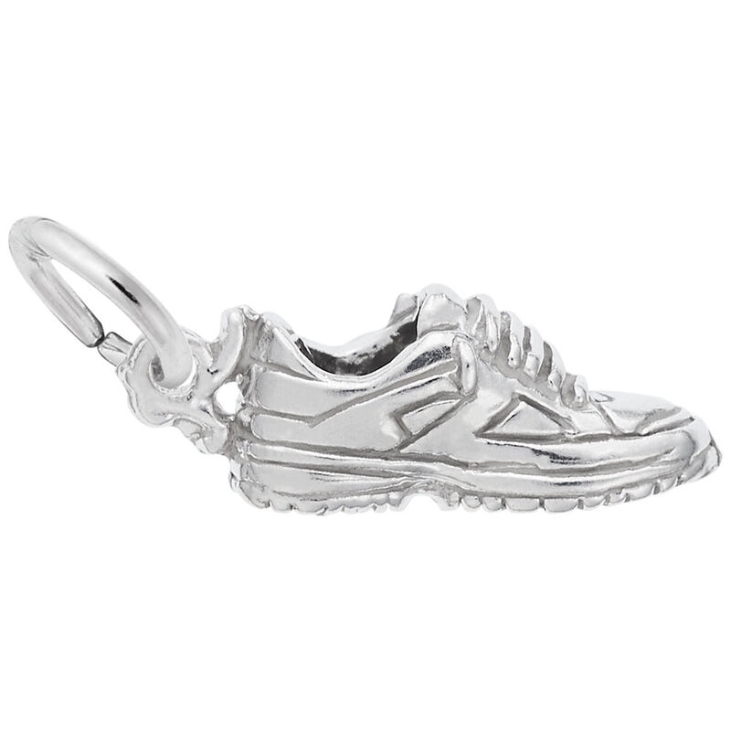 Sneaker Charm in 14K White Gold image number null