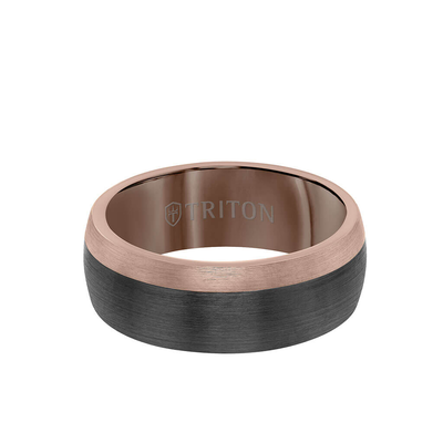 Triton Tungsten 8mm Espresso Ring
