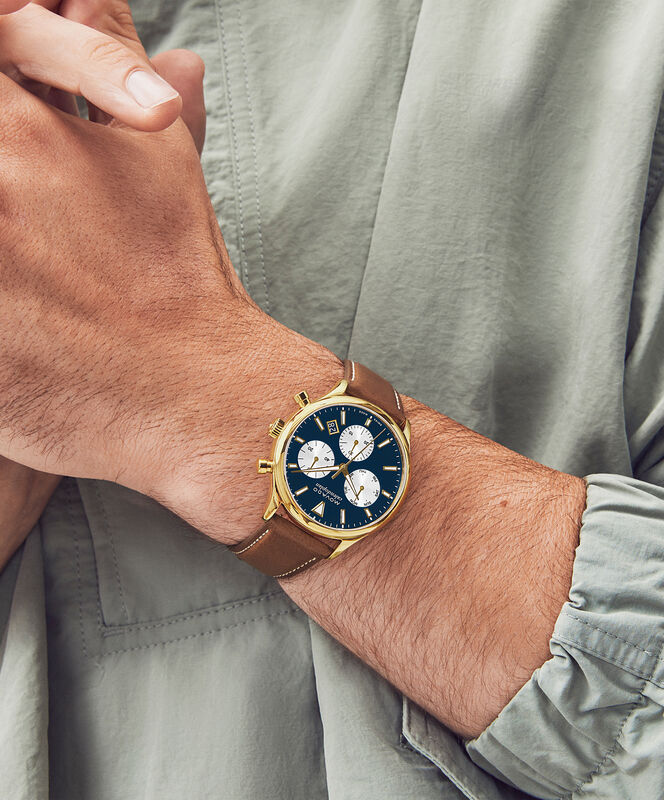 Movado Heritage Series Calendoplan Chronograph Blue Dial 3650148 image number null