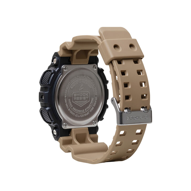 G-Shock Men's Icon Utility Black & Tan Resin 55mm Watch GA110TU-1A5 image number null