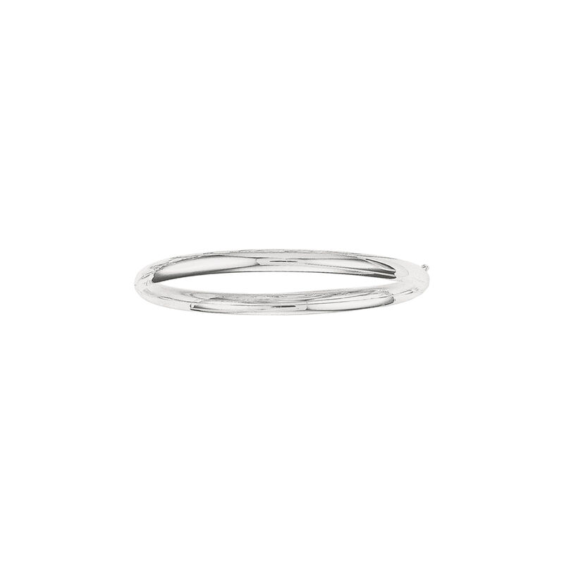 Classic Bangle 5mm in 14k White Gold image number null