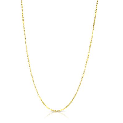 Adjustable Cable 22" Chain 1.6mm in 14k Yellow Gold