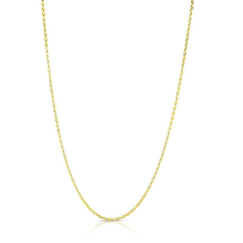 22" Classic Cable Chain in 14k Yellow Gold image number null
