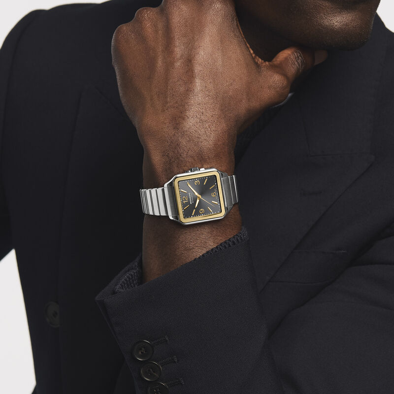 Movado Heritage Series 1917 Automatic Charcoal Black Dial 3650257 image number null