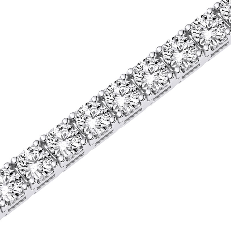 Lab Grown Diamond 7ctw. Tennis Bracelet in 14k White Gold image number null