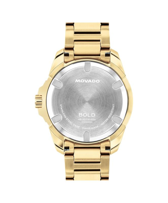 Movado BOLD Verso S Tonal Sunray Dial Yellow Gold Tone 3601392 image number null
