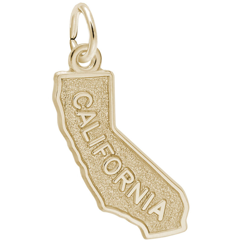 California Charm in 14k Yellow Gold image number null