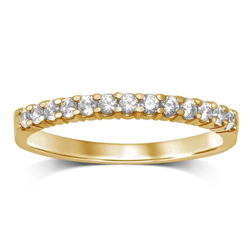 Classic Elegance 1/4ctw. Diamond Band in 14k Yellow Gold image number null