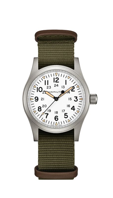 Hamilton Men's Khaki Field Watch in Stainless Steel H64439411 image number null