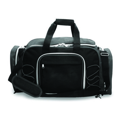 Grey Waterproof Nylon Travel Duffel Bag