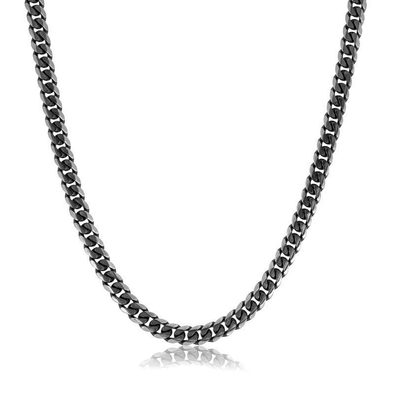 Curb Chain 24" in Stainless Steel (8mm) image number null